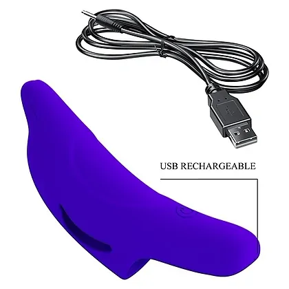 Pretty Love Delphini – Vibrator De Deget 10 Moduri, Compact