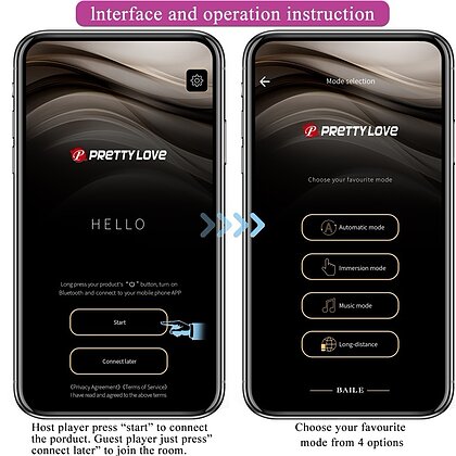 Pretty Love Dora Vibrator Cuplu 12 Moduri Mov