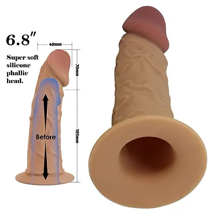 Pretty Love Draven – Strap-on Tija 17,5 cm (+7 cm)