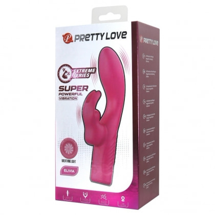 Pretty Love Elivia Pink – Vibrator Punct G, 10 Funcții Roz