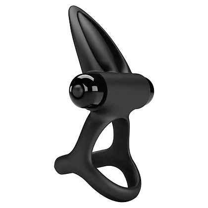 Pretty Love Inel Vibrant Negru, 10 Moduri Silențioase