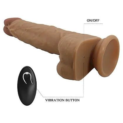 Pretty Love Jonathan – Vibrator Realist 21 cm, 3+3 Funcții