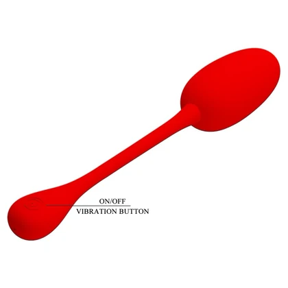 Pretty Love Knucker — Ou Vibrator Roșu, 12 Moduri Roşu