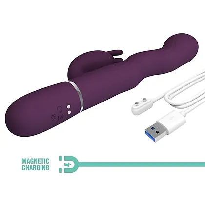 Pretty Love Laursen Purple II - 7+4 Moduri, Reîncărcabil