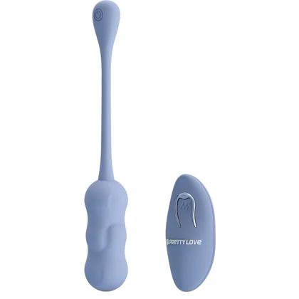 Pretty Love Leshy Blue — Ou Vibrant Compact, Telecomandă Albastru