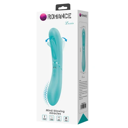 Pretty Love Lexie – Vibrator Punct G, 7+4 Moduri, USB Albastru
