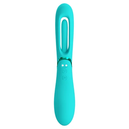 Pretty Love Lexie – Vibrator Punct G, 7+4 Moduri, USB Albastru