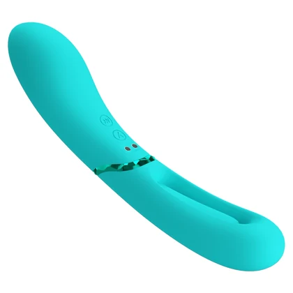 Pretty Love Lexie – Vibrator Punct G, 7+4 Moduri, USB Albastru