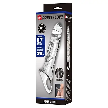 Pretty Love Manson Penis Din TPE, Extensie Discretă