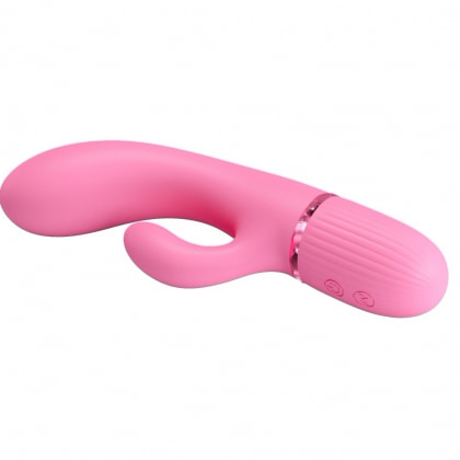 Pretty Love Marski Pink - Vibrator Rabbit 10 Funcții, USB Roz