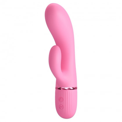 Pretty Love Marski Pink - Vibrator Rabbit 10 Funcții, USB Roz
