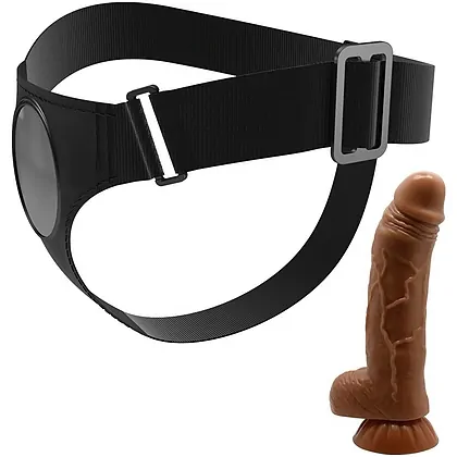 Pretty Love Michael – Ham Ajustabil cu Dildo Realist 20cm Maro