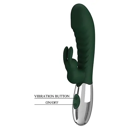 Pretty Love Naughty Bunny Green - 30 Moduri Stimulator Dublu