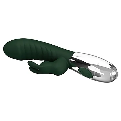 Pretty Love Naughty Bunny Green - 30 Moduri Stimulator Dublu