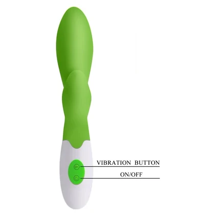 Pretty Love Owen — 30 Moduri, Dublă Stimulare, Silicon Verde