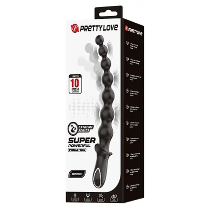Pretty Love Plug Anal Vibrator 10 Funcții Reîncărcabil Negru