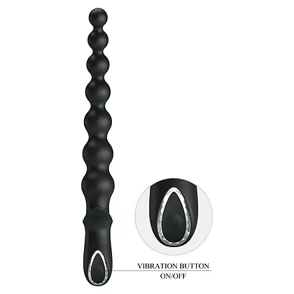 Pretty Love Plug Anal Vibrator 10 Funcții Reîncărcabil Negru