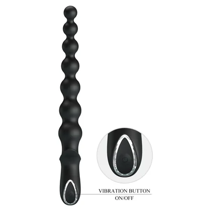 Pretty Love Plug Anal Vibrator 10 Funcții Reîncărcabil Negru