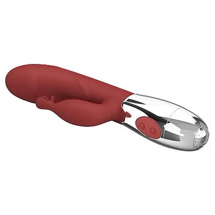 Pretty Love Rasmussen — Stimulator Dual, 30 Moduri (Roșu)