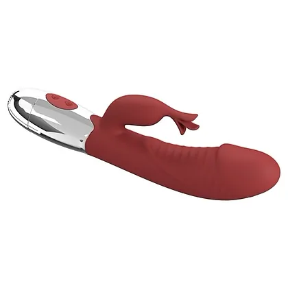 Pretty Love Rasmussen — Stimulator Dual, 30 Moduri (Roșu)