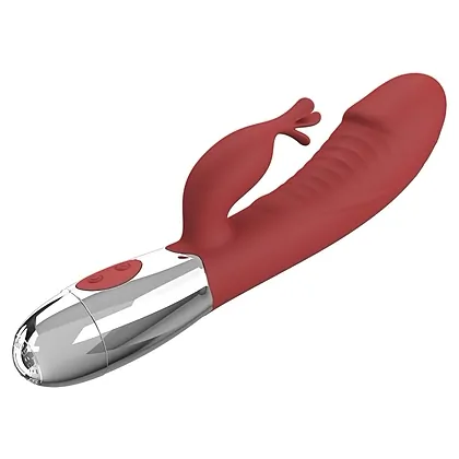 Pretty Love Rasmussen — Stimulator Dual, 30 Moduri (Roșu)