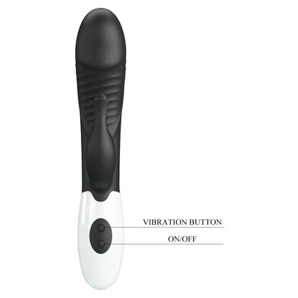 Pretty Love Rasmussen – Stimulator Dublu, 30 Moduri Negru