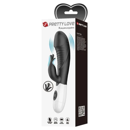 Pretty Love Rasmussen – Stimulator Dublu, 30 Moduri Negru