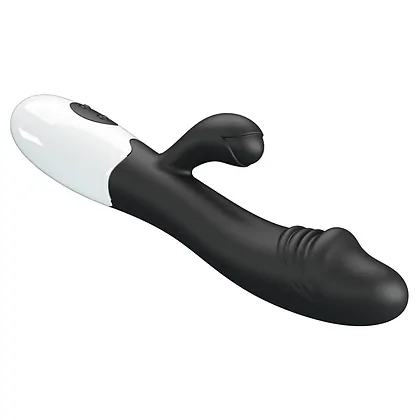 Pretty Love Snappy Black — Iepuraș Dual, 30 Moduri