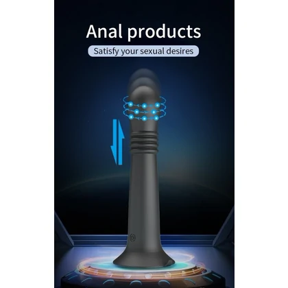 Pretty Love Stellan Vibrator 4 împingeri 4 Rotații Negru