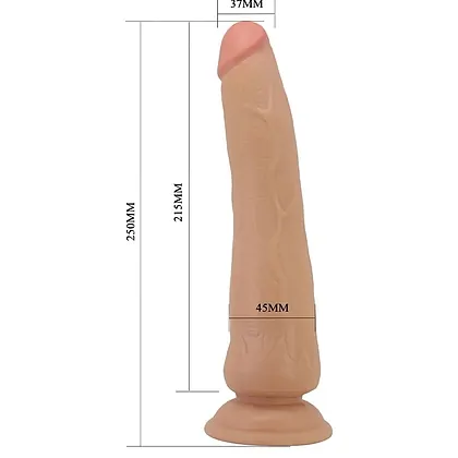 Pretty Love Tiemeyer 25 cm, Piele Glisantă și Ventuză