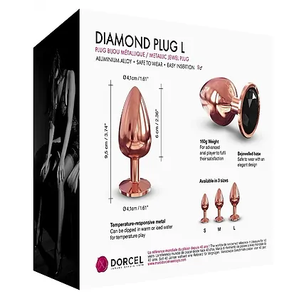 Anal Plug Dorcel Diamond L Auriu