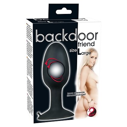 Anal Plug Silicon Large Negru