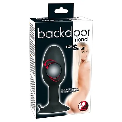 Anal Plug Small Silicone Negru