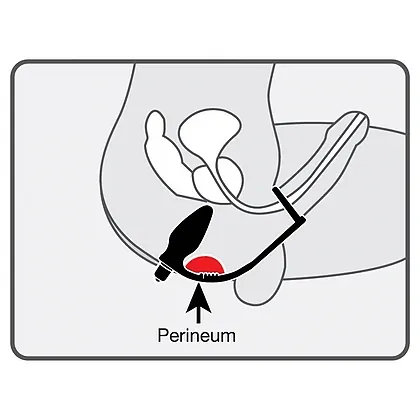 Anal Plug Vibrator cu Inel Ro-Zen Negru