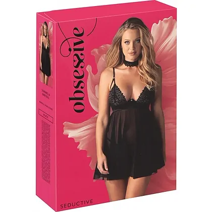Babydoll Obsessive Donarella Negru XS-S
