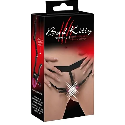 Bikini Bad Kitty Cu Cleme Negru