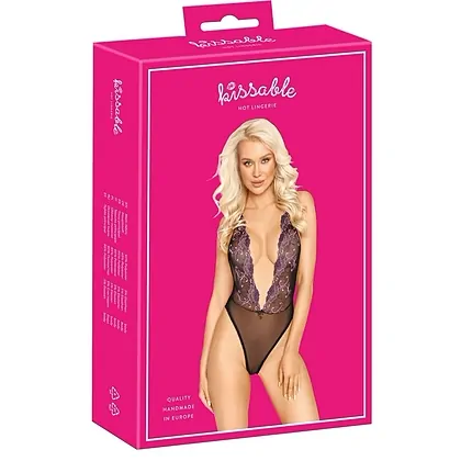 Body Kissable Pandora Negru S-M