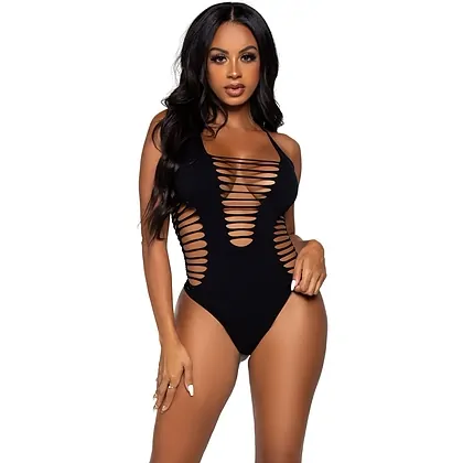 Body Leg Avenue Racer Negru XS-L
