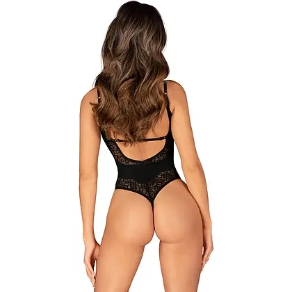 Body Obsessive Decupat Bellastia Negru XS-S