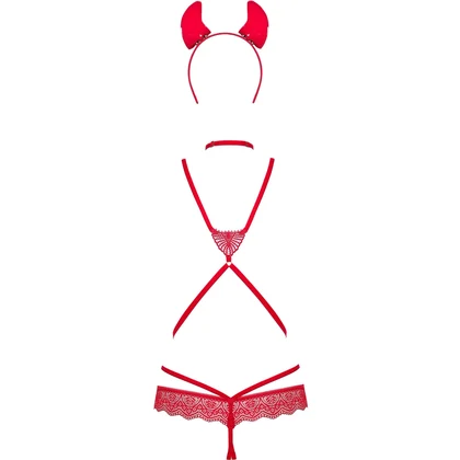 Body Obsessive Evilia Roșu L-XL