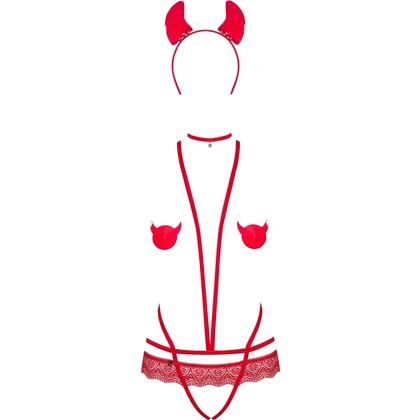 Body Obsessive Evilia Roșu L-XL