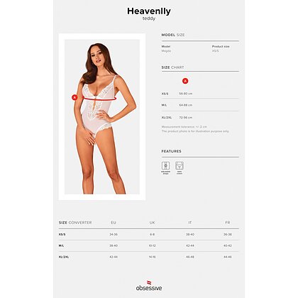 Body Obsessive Heavenlly Alb XS-S