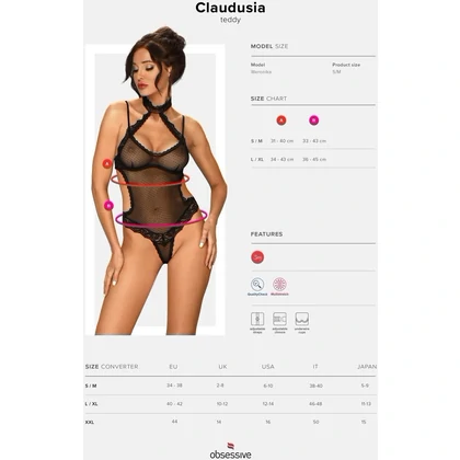 Body Obsessive Lucita Negru L-XL