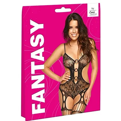 Catsuit Cottelli Collection Fantasy Negru S-L