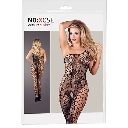 Catsuit Decupat Inghinal No:Xqse Negru S-L