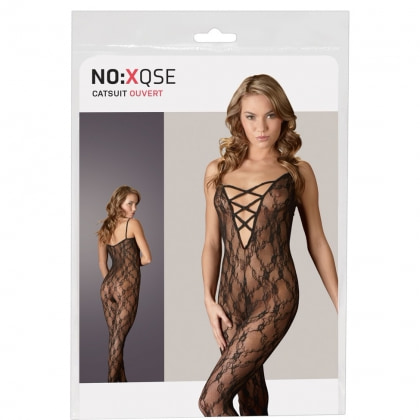 Catsuit No:Xqse Lace Negru L-XL
