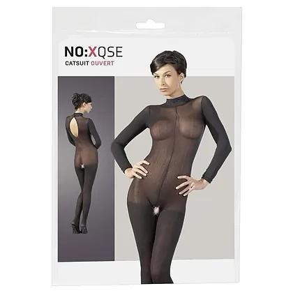Catsuit No:Xqse Ouvert Negru S-M