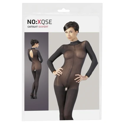 Catsuit No:Xqse Ouvert Negru S-M