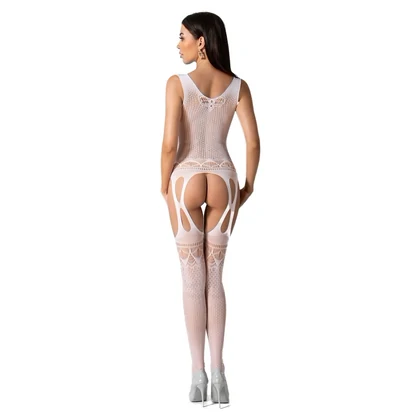 Catsuit Passion BS099 Alb S-L