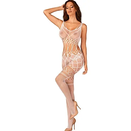 Catsuit Obsessive G330 Alb S-L